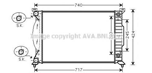 Радиатор AI2202 AVA