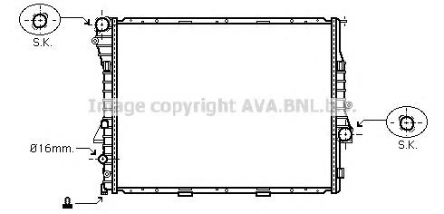 BWA2276 AVA radiador de esfriamento de motor