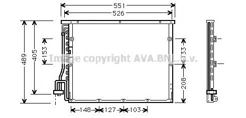 BW5148 AVA radiador de aparelho de ar condicionado