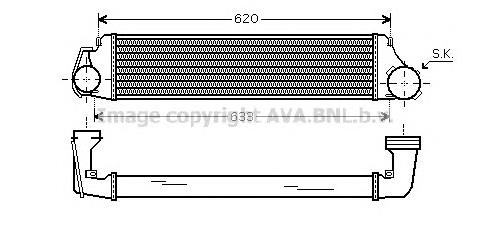 Интеркулер BW4282 AVA