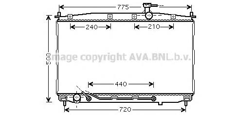 Радиатор HY2174 AVA