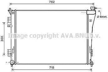 Радиатор HY2304 AVA