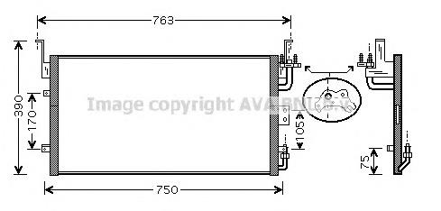 HY5083 AVA radiador de aparelho de ar condicionado