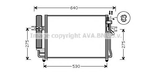 Radiador de aparelho de ar condicionado HY5090 AVA