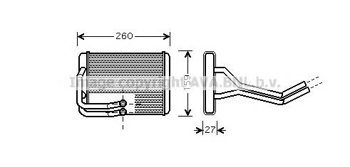 HY6122 AVA radiador de forno (de aquecedor)