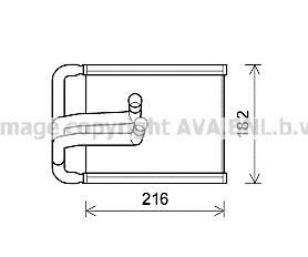 HY6254 AVA radiador de forno (de aquecedor)