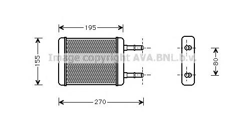 HY6064 AVA radiador de forno (de aquecedor)