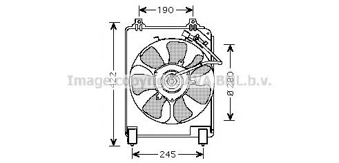 Motor de ventilador de aparelho de ar condicionado HD7526 AVA