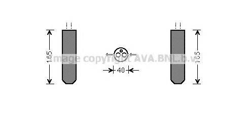 HDD230 AVA tanque de recepção do secador de aparelho de ar condicionado