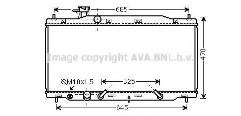 Радиатор HD2269 AVA