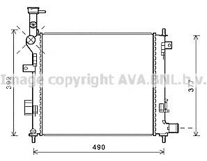 Radiador de esfriamento de motor 253101Y100 Hyundai/Kia