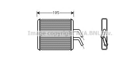 KA6044 AVA radiador de forno (de aquecedor)