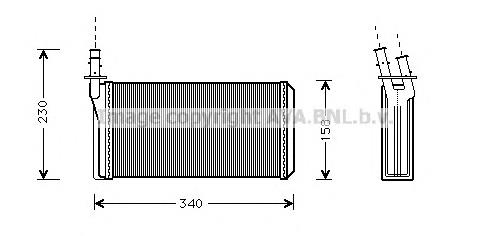 LC6074 AVA radiador de forno (de aquecedor)