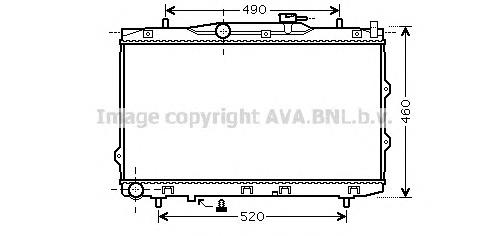 Радиатор KA2074 AVA