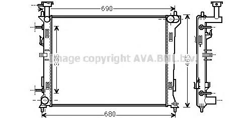 KA2160 AVA радиатор