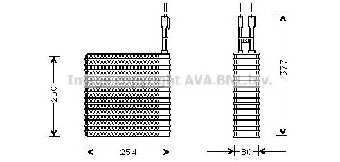 JEV031 AVA vaporizador de aparelho de ar condicionado