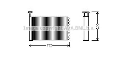 FD6164 AVA radiador de forno (de aquecedor)