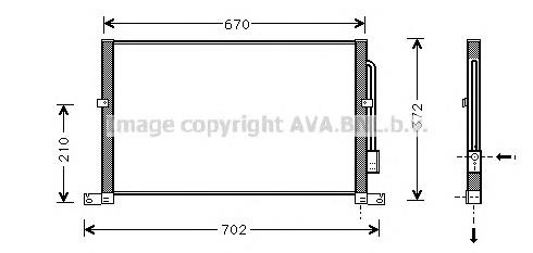 FD5302 AVA radiador de aparelho de ar condicionado