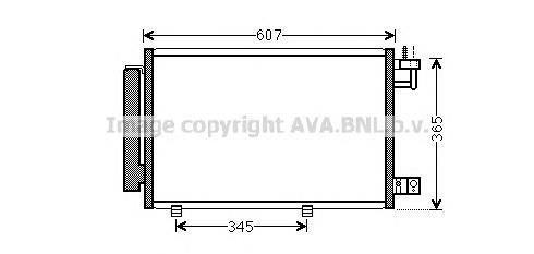 FD 5439 AVA radiador de aparelho de ar condicionado