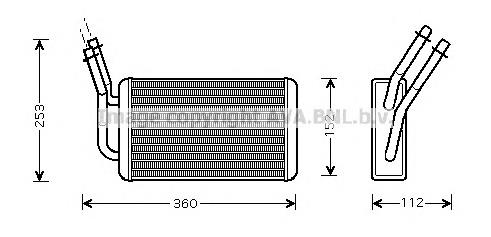 FD6316 AVA radiador de forno (de aquecedor)