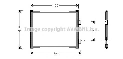 FD5262 AVA radiador de aparelho de ar condicionado