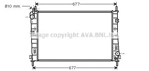 Купить FDA2335 AVA Радиатор водяной