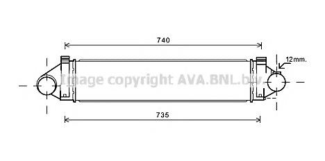 FDA4481 AVA Охладитель наддувочного воздуха