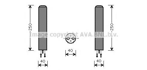 dwd050 AVA tanque de recepção do secador de aparelho de ar condicionado