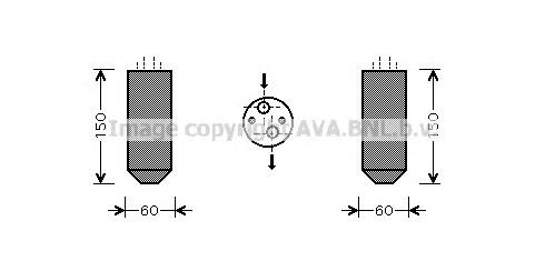 DWD078 AVA tanque de recepção do secador de aparelho de ar condicionado