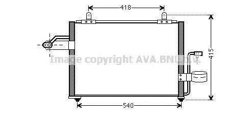 Конденсатор кондиционера AVA DW5084 цена, от 61.06 USD