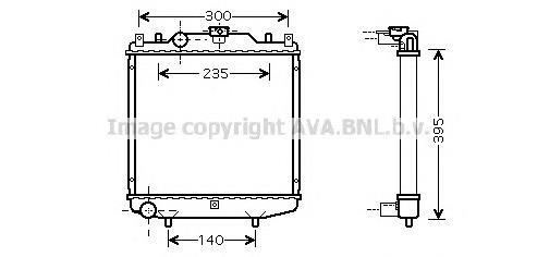 Радиатор DWA2051 AVA