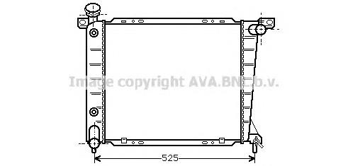 FD2199 AVA radiador de esfriamento de motor