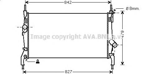 Радиатор FD2405 AVA