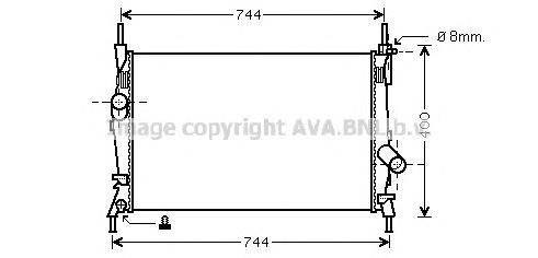 Радиатор FD2403 AVA