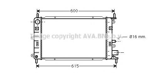 Радиатор FD2150 AVA