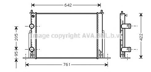 Радиатор FTA2244 AVA