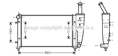 Радиатор FTA2290 AVA