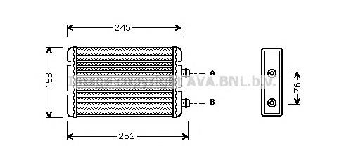 FTA6220 AVA radiador de forno (de aquecedor)