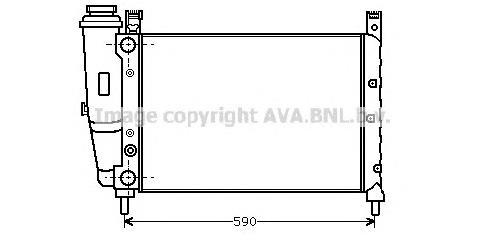 Радиатор FTA2122 AVA