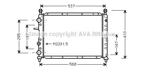 FTA2094 AVA radiador de esfriamento de motor