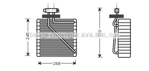 Vaporizador de aparelho de ar condicionado FDV270 AVA