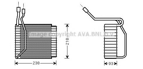 FDV110 AVA vaporizador de aparelho de ar condicionado