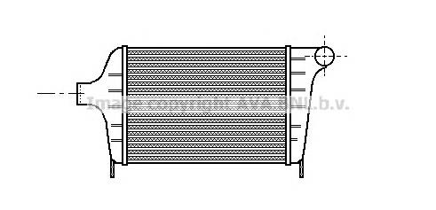 FT4005 AVA radiador de intercooler
