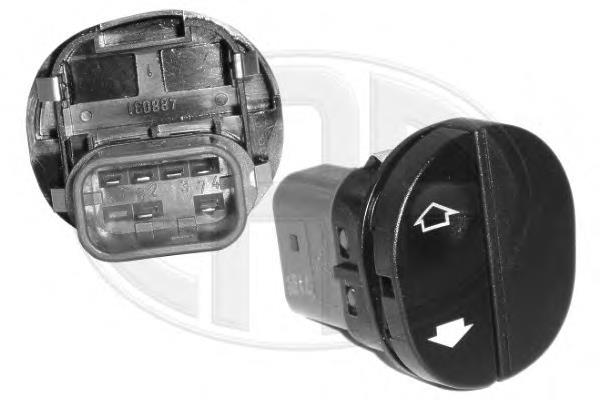 Botão dianteiro direito de ativação de motor de acionamento de vidro para Ford Fusion (JU)