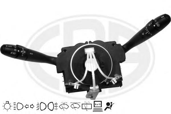 Comutador instalado na coluna da direção, montado Citroen C5 3 RD