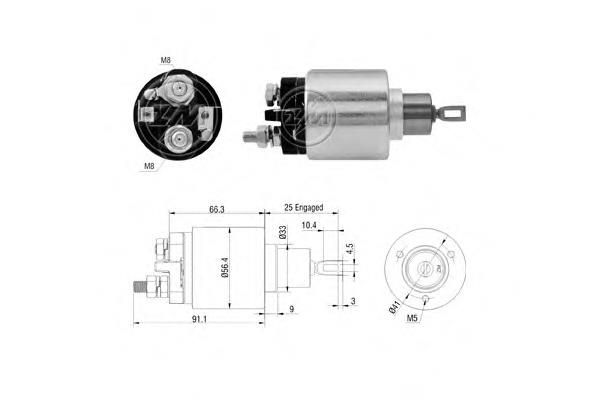 ZM6773 ZM relê retrator do motor de arranco