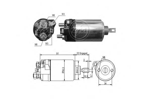 BST2590 Borg&beck motor de arranco