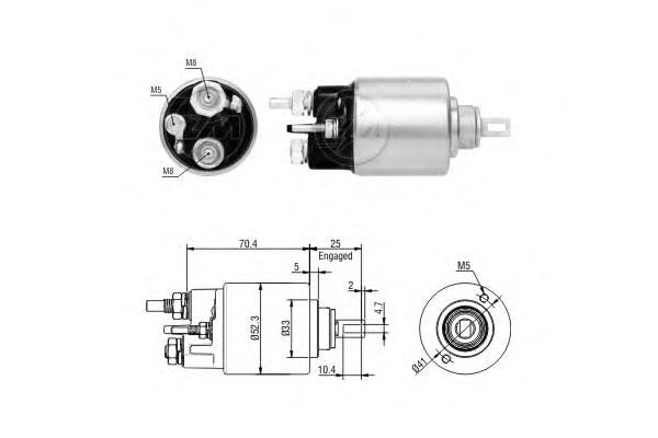 Втягивающее реле ERA ZM6271