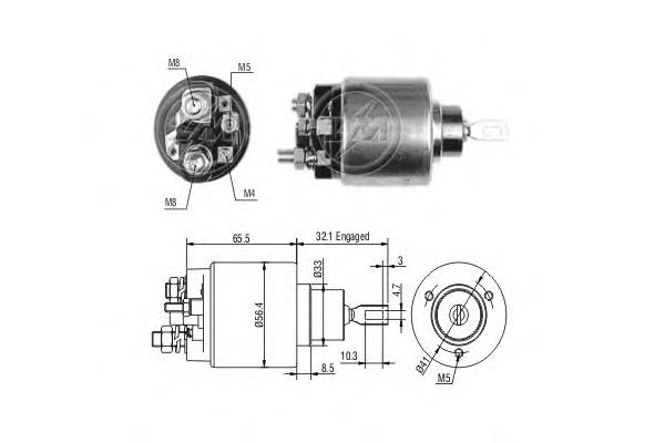 Motor de arranco ZM771 ERA