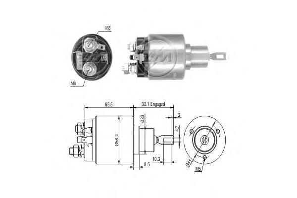 ZM773 ERA relê retrator do motor de arranco